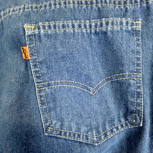 Levi's For Men 42x30 Made USA Vintage with a Skosh more room light wash - Picture 7 of 10